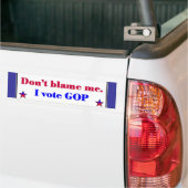 GOP-stemming Bumpersticker (Op Truck)