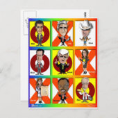 GOP Tic Tac Toe Briefkaart (Voorkant / Achterkant)