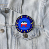 GOP USA RONDE BUTTON 7,6 CM (In situ)