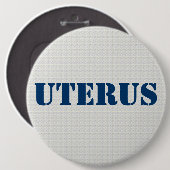 GOP Uterus Obsessie - Pro-democratisch Ronde Button 6,0 Cm (Voorkant /achterkant)