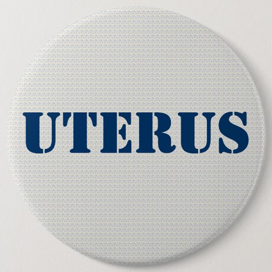 GOP Uterus Obsessie - Pro-democratisch Ronde Button 6,0 Cm (Voorkant)