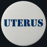 GOP Uterus Obsessie - Pro-democratisch Ronde Button 6,0 Cm<br><div class="desc">Ga uterus obsessie pro-democratische pro-keuze knop. Volledig aanpasbare tekst.</div>