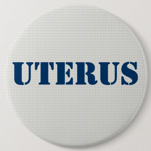 GOP Uterus Obsessie - Pro-democratisch Ronde Button 6,0 Cm