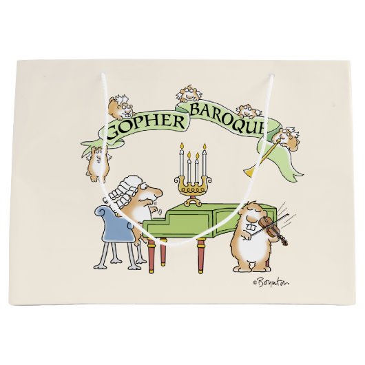 GOPHER BAROQUE van Sandra Boynton Groot Cadeauzakje (Voorkant)