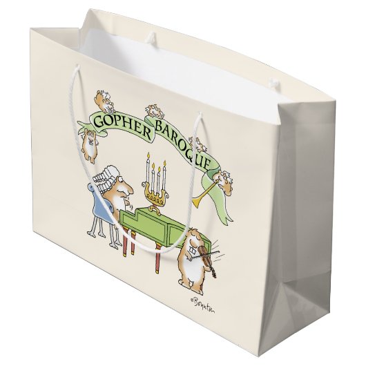 GOPHER BAROQUE van Sandra Boynton Groot Cadeauzakje (Achterkant Gekanteld)