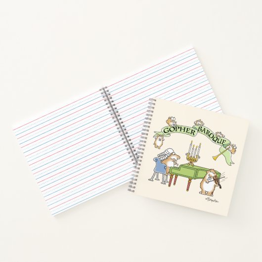 GOPHER BAROQUE van Sandra Boynton Notitieboek (Binnen)
