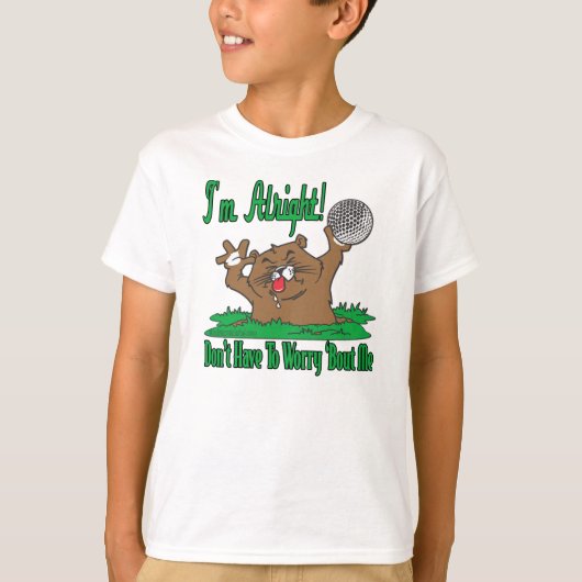 Gopher en de Golfbal T-shirt (Voorkant)