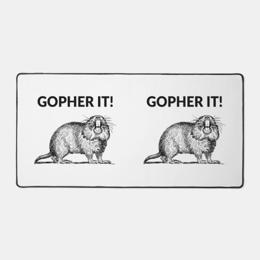 Gopher Het Is Grappig Gopher Grap Bureaumat (Voorkant)