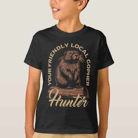 Gopher Hunter Gear Equipment Essentials Gopher SLA T-shirt (Voorkant)