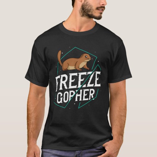 Gopher Hunting Traps Killer T-shirt (Voorkant)