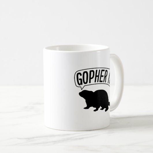 Gopher it koffiemok (Voorkant rechts)