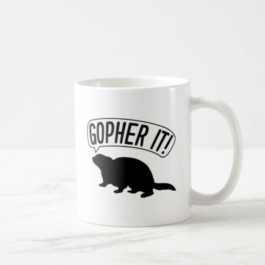 Gopher it koffiemok (Rechts)