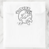 GOPHER IT-stickers Ronde Sticker (Tas)