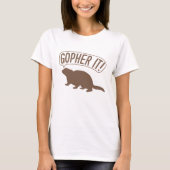 Gopher it t-shirt (Voorkant)