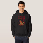 Gopher jagen met vorst Functie Gopher jager Hoodie (Voorkant volledig)