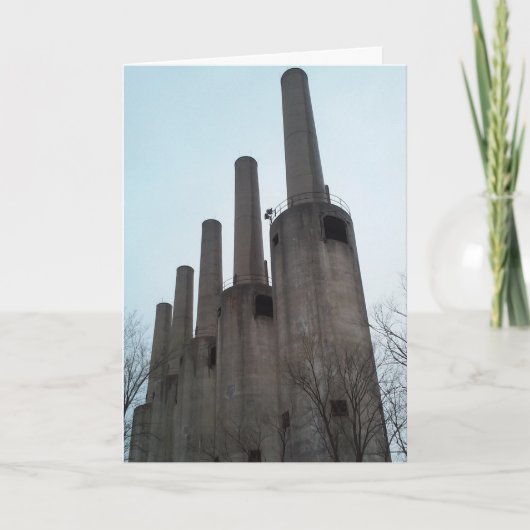 Gopher Munitiefabriek Raktsilo's Verjaardagskaart Kaart (Voorkant)