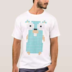 Gopher pixels t-shirt
