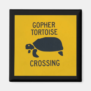 Gopher Tortoise Crossing Magneet