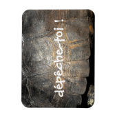 Gopher Tortoise Shell Magneet (Verticaal)