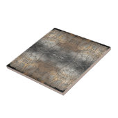 Gopher Tortoise Shell Pattern Tegeltje (Zijkant)