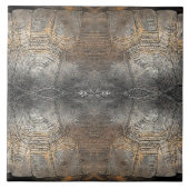 Gopher Tortoise Shell Pattern Tegeltje (Voorkant)