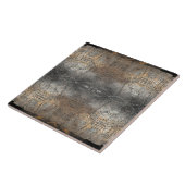 Gopher Tortoise Shell Pattern Tegeltje (Zijkant)