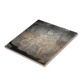 Gopher Tortoise Shell Tegeltje (Zijkant)