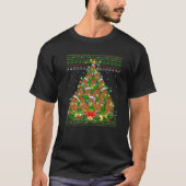 Gopher Xmas Lighting Tree Santa Gopher Ugly T-shirt (Voorkant)