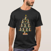 Gopher  Xmas Lights Gopher Christmas Tree T-shirt (Voorkant)