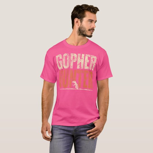 Gopherjager T-shirt (Voorkant volledig)