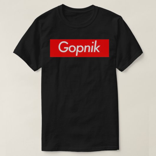 Gopnik T-shirt (Design voorkant)