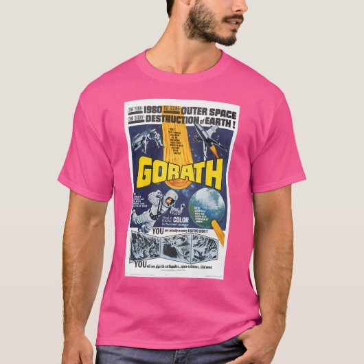 Gorath  Film Poster T-shirt (Voorkant)