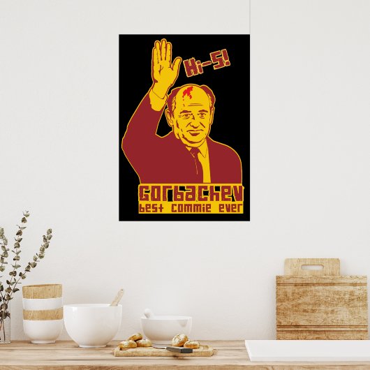 Gorbachev hi-5! Poster (Keuken)
