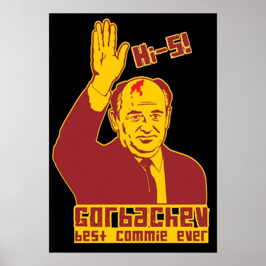 Gorbachev hi-5! Poster (Voorkant)