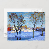 Gorbatov - Vroege Lente in Pskov Briefkaart (Voorkant / Achterkant)