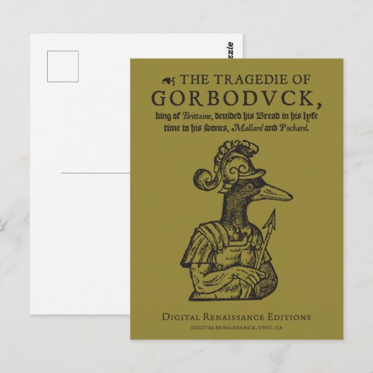 Gorboduck Briefkaart (Voorkant / Achterkant)