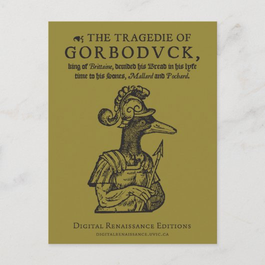 Gorboduck Briefkaart (Voorkant)