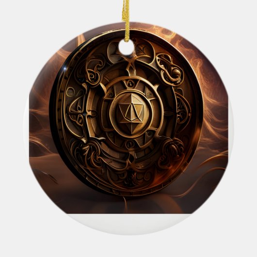 Gorby Token: 1 Bardo Buck Keramisch Ornament (Achterkant)