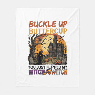 Gordel Vast Butterbloem Heks Wissel Halloween Gehe Fleece Deken
