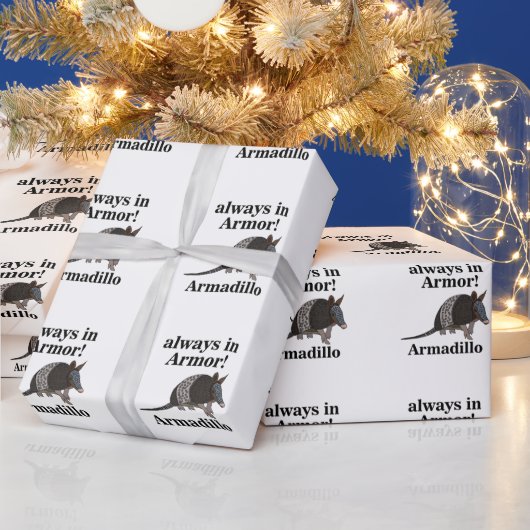 Gordeldier Dier Grappig Cadeaupapier (Feestdagen)