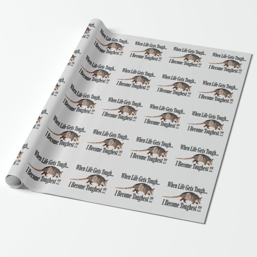 Gordeldier Dier Inspirerend Cadeaupapier (Uitgerold)