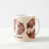 Gordeldier Yin Yang Koffiemok (Voorkant rechts)