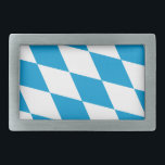 Gordelgesp met vlag van Beieren Gesp<br><div class="desc">Voeg een vleugje Beierse trots toe aan je garderobe met deze stijlvolle riemgesp met de vlag van Beieren! Deze riemgesp, vervaardigd met aandacht voor detail, is meer dan alleen een accessoire; het is een viering van Beierse erfgoed en traditie. Het gedurfde ontwerp toont trots de iconische blauwe en witte diamanten...</div>