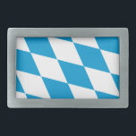 Gordelgesp met vlag van Beieren Gesp<br><div class="desc">Voeg een vleugje Beierse trots toe aan je garderobe met deze stijlvolle riemgesp met de vlag van Beieren! Deze riemgesp, vervaardigd met aandacht voor detail, is meer dan alleen een accessoire; het is een viering van Beierse erfgoed en traditie. Het gedurfde ontwerp toont trots de iconische blauwe en witte diamanten...</div>