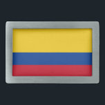 Gordelgesp met vlag van Colombia Gesp<br><div class="desc">Voeg een vleugje Colombiaanse trots toe aan uw accessoires collectie met onze exclusieve riemgesp met de vlag van Colombia! Deze gesp is gemaakt met nauwgezette aandacht voor detail en is niet alleen een functioneel item; het is een viering van de levendige cultuur en identiteit van Colombia. Het gedurfde ontwerp toont...</div>