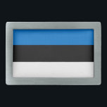 Gordelgesp met vlag van Estland Gesp<br><div class="desc">Show je Estse trots af met elke outfit met behulp van deze gedurfde en stijlvolle riemgesp met de vlag van Estland! Ontworpen om mode te combineren met nationale identiteit, toont deze opvallende riemgesp trots de iconische blauw, zwarte en witte strepen van de Estse vlag. Het is meer dan alleen een...</div>