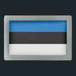 Gordelgesp met vlag van Estland Gesp<br><div class="desc">Show je Estse trots af met elke outfit met behulp van deze gedurfde en stijlvolle riemgesp met de vlag van Estland! Ontworpen om mode te combineren met nationale identiteit, toont deze opvallende riemgesp trots de iconische blauw, zwarte en witte strepen van de Estse vlag. Het is meer dan alleen een...</div>