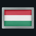 Gordelgesp met vlag van Hongarije Gesp<br><div class="desc">Elegante riemgesp met vlag van Hongarije. Dit product is aanpasbaar.</div>