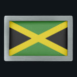 Gordelgesp met vlag van Jamaica Gesp<br><div class="desc">Elegante riemgesp met vlag van Jamaica. Dit product is aanpasbaar.</div>