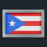 Gordelgesp met vlag van Puerto Rico State Gesp<br><div class="desc">Elegante riemgesp met vlag van Puerto Rico. Verenigde Staten van Amerika Dit product is aanpasbaar.</div>